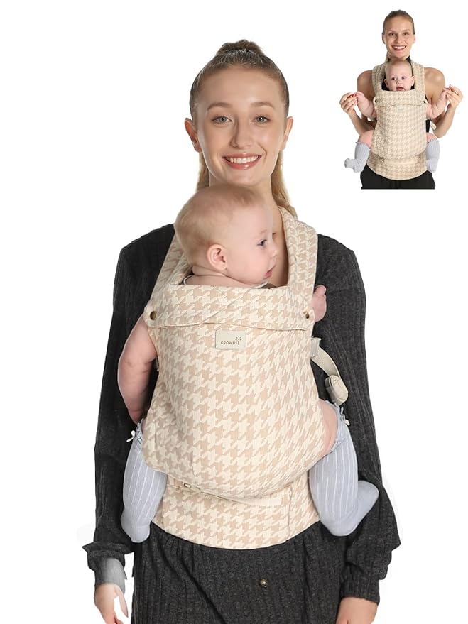 GROWNSY Baby Carrier Newborn to Toddler, Ergonomic Baby Toddler Carrier Wraps by GROWNSY