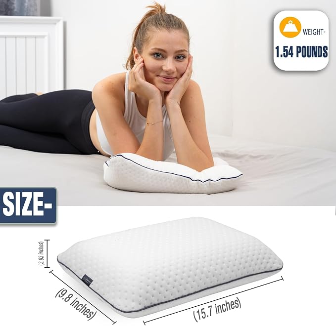 Travel & Camping Comfortable Memory Foam Pillow – Easy to Carry Portable Bag – - Image 5
