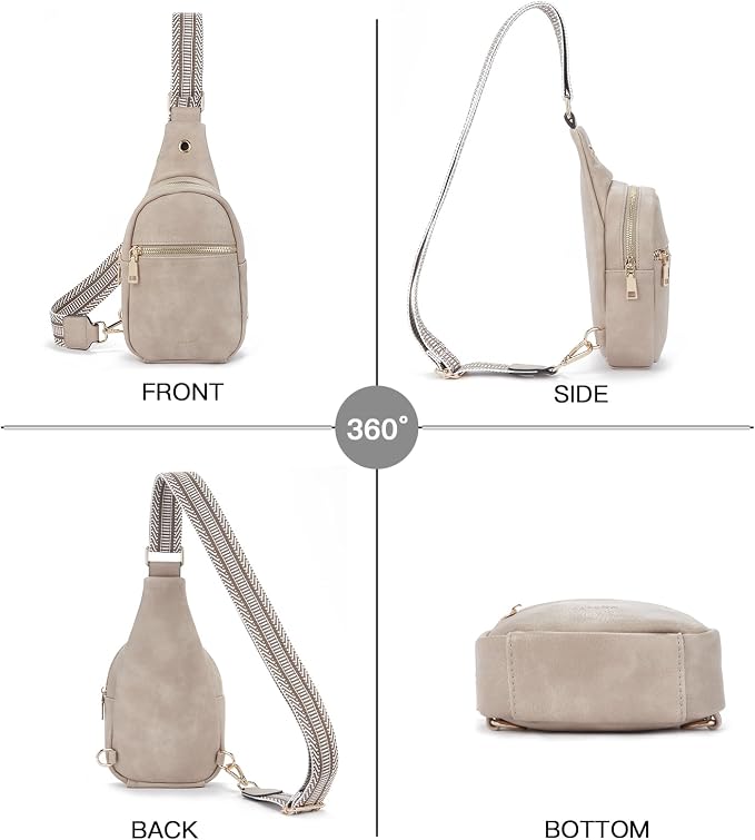 Telena Small Sling Bag for Women Leather Crossbody Fanny Packs Chest Bag for - Image 7