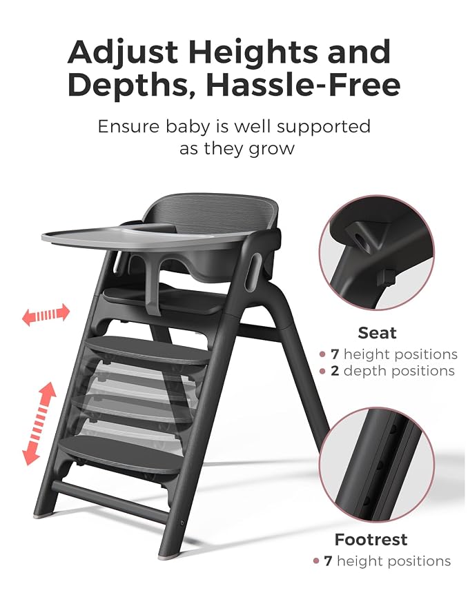 Momcozy DinerPal Wooden High Chair - Image 4