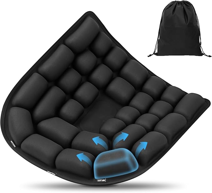 Portable Travel Cushion, Airplane Seat Cushion by Unknown
