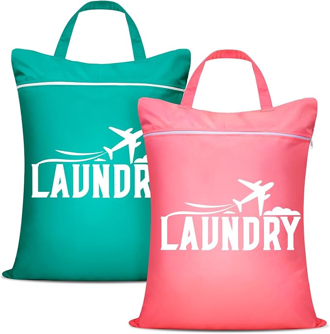 Fiodrimy 2 Pcs Large Travel Laundry Bags by Fiodrimy