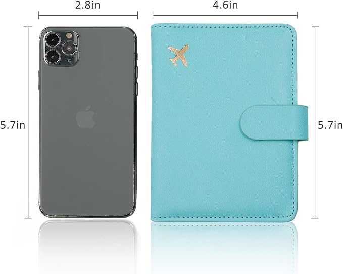 Melsbrinna Premium Leather Passport Holder Covers Case, Waterproof Rfid - Image 4