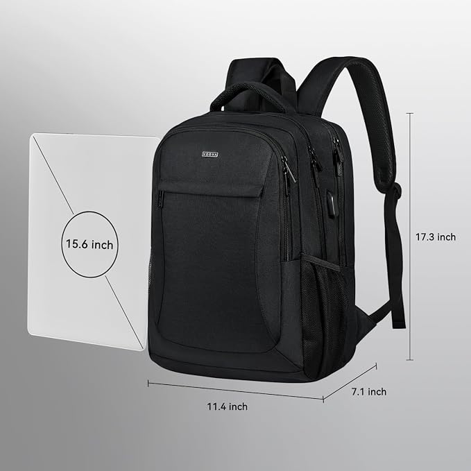 Voova Travel Laptop Backpack, Business Work Laptop Backpack - Image 6