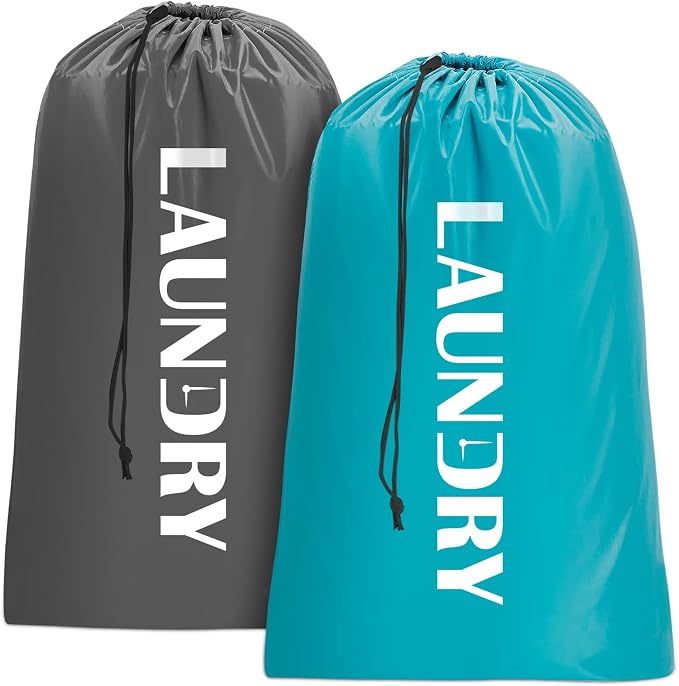 Sylfairy Laundry bags, 2 Pack Travel Laundry Bag by Sylfairy