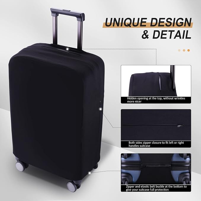 Travel Luggage Cover Suitcase Protector Scratch-Resistant Fit 19-31 Inch - Image 4