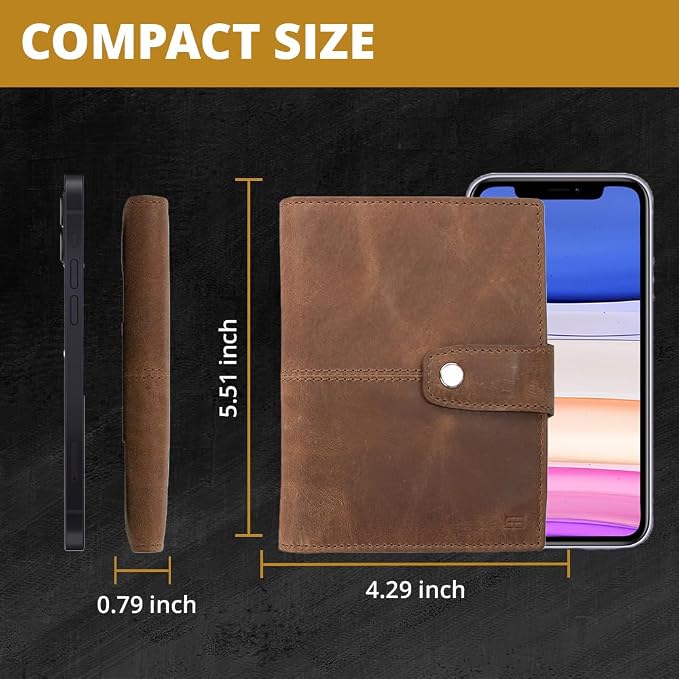GARZINI Passport Holder with AirTag, Passport Wallet with RFID, Travel - Image 4