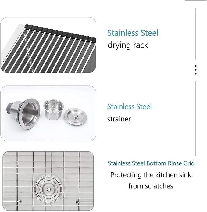 36 Farmhouse Sink Stainless Steel - Image 5