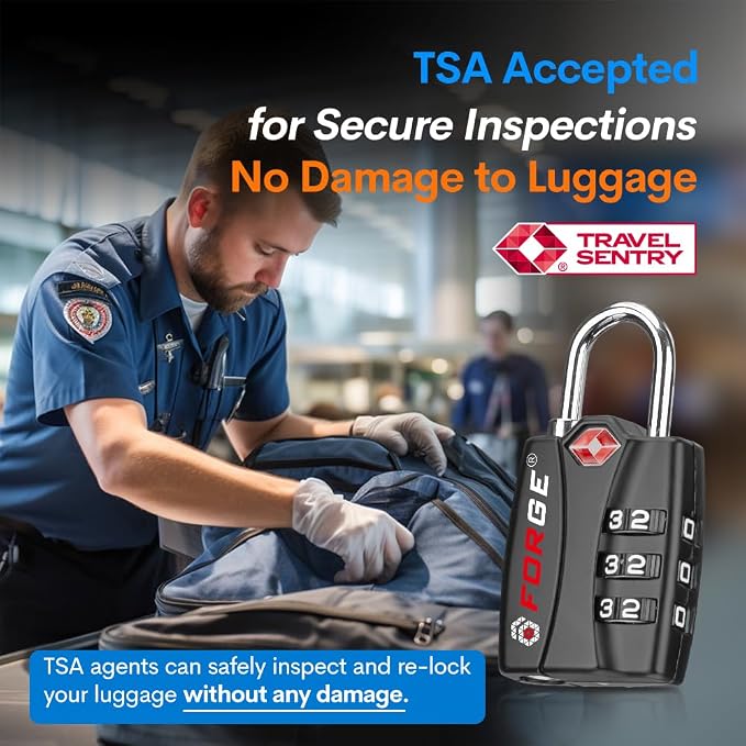 Forge TSA Approved Luggage Locks - Image 2