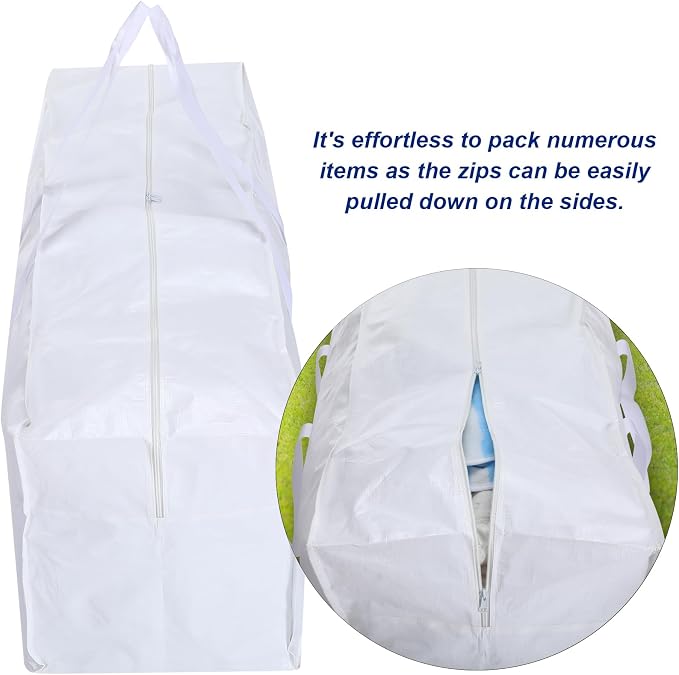 4 Pcs 66 Gallon Large Moving Bags - Image 5