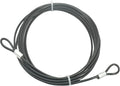 16FT 4mm Stainless Steel Outdoor Travel Security Cable Lock, Braided Steel by Bytiyar