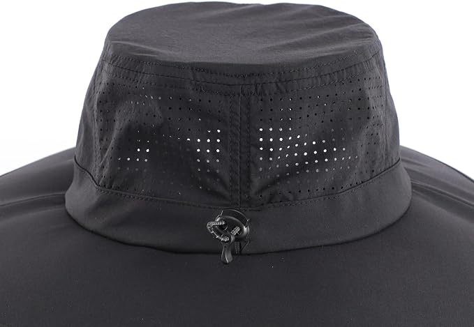 Home Prefer UPF 50+ Sun Hats for Men Women Foldable Wide Brim Fishing Hat Quick - Image 5