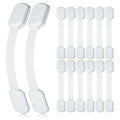 4our Kiddies 14 Pack Baby Proof Cabinet Latches, Childproof Drawer Latches by 4ourKiddies