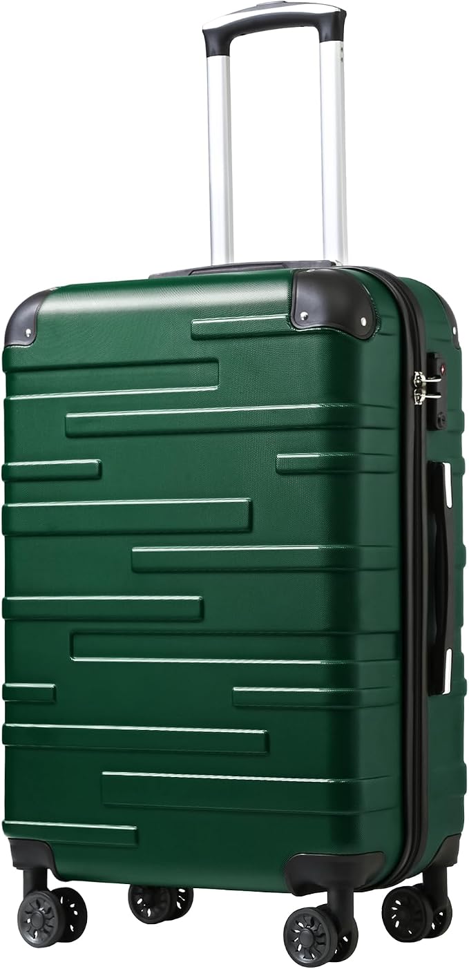 Coolife Luggage Suitcase Carry-on Hardside Travel Luggage TSA Lock Spinner by COOLIFE