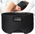 LC-dolida Sleep Mask with Bluetooth Headphones, Ice Silk Sleep Headphones with by LC-dolida