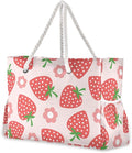 senya Large Beach Bags Totes Canvas Tote Shoulder Bag Soft Wave Water Resistant by senya