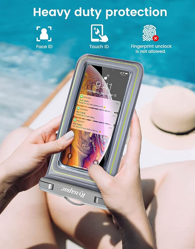 IP68 Waterproof Phone Pouch, Floating Waterproof Phone Case - Image 5