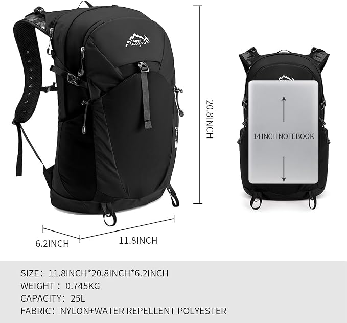 Hiking Hydration Backpack with 3l Water Bladder - Image 3