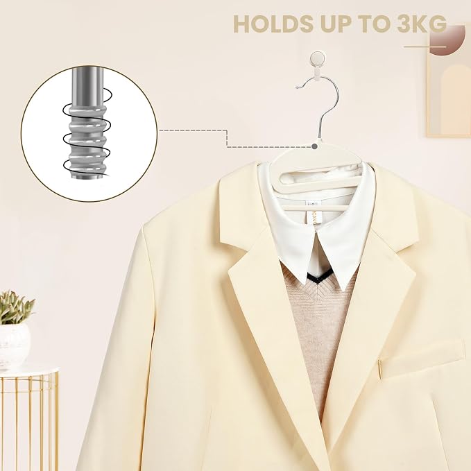 BAGAIL Plastic Hangers 50 Pack - Image 6