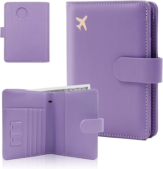 Melsbrinna Premium Leather Passport Holder Covers Case, Waterproof Rfid by Melsbrinna
