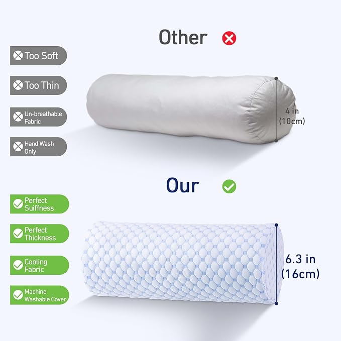 Neck Roll Pillow for Neck Pain Relief - Image 8
