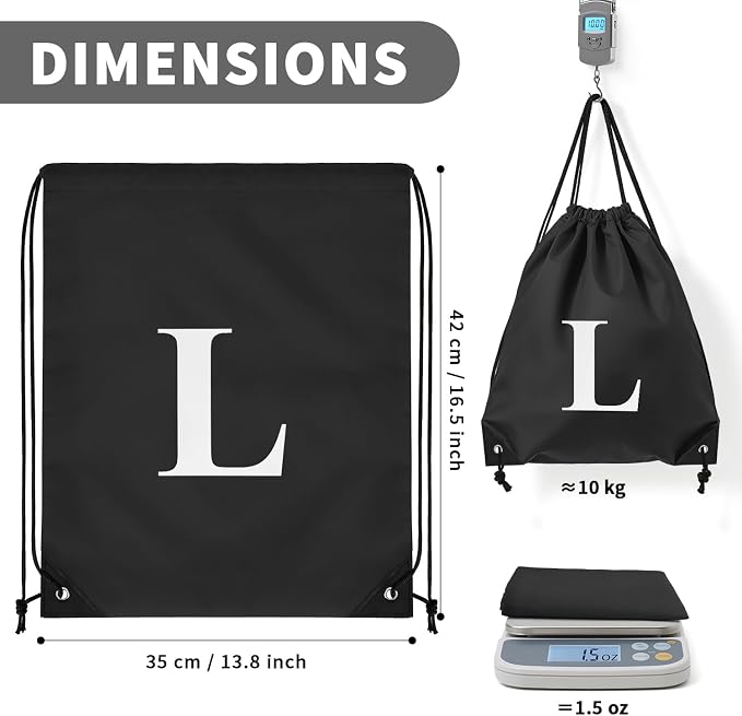 ZOMFELT 6Pcs Drawstring Backpack Drawstring Gym Bags, Foldable Draw String - Image 5