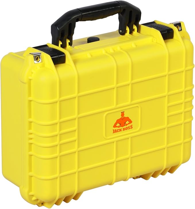 16x 12.8x 6.8 Inch Hard Case, Portable Weather Waterproof Protective Camera Case by JACKBOSS