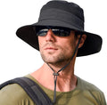 Sun Hats for Men Women Fishing Hat UPF 50+ Breathable Wide Brim Summer UV by Rosoz