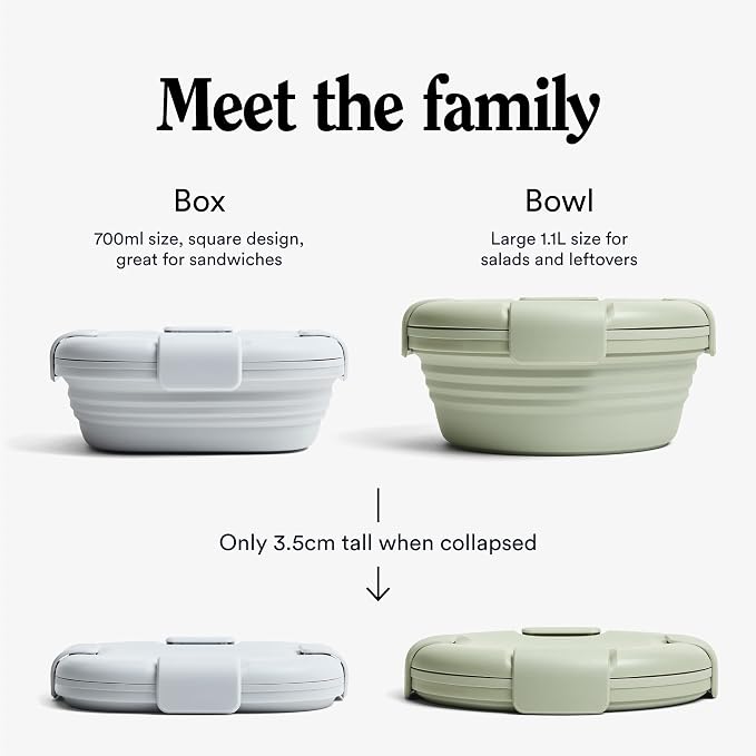STOJO Collapsible Sandwich Box – 24oz, Reusable Food Storage Container - Image 8