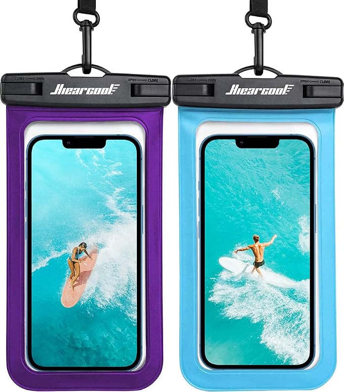 Hiearcool Universal Waterproof Phone Pouch, Dry Bag Compatible by Hiearcool