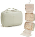 EACHY Toiletry Bag with Hanging Hook, Travel Makeup Bag PU Leather Cosmetic Bags by EACHY