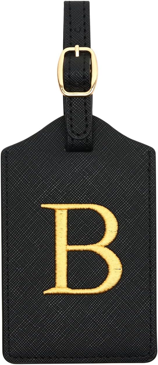 Luggage Tag PU Leather for Suitcase Baggage Handbag Travel Bag Label Suitcase by CHOIEO