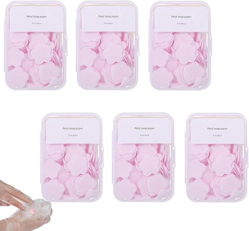600PCS Portable Mini Soap Sheets – Scented Disposable Hand Washing Paper by Unknown