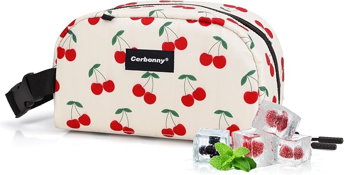 Small Cooler Bag Freezable Lunch Bag by Cerbonny