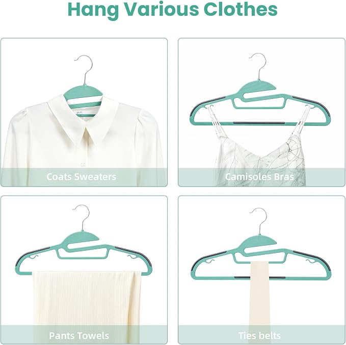 BAGAIL Plastic Hangers 50 Pack - Image 5