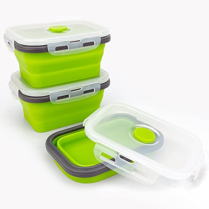 CCyanzi 3piece Collapsible Food Storage Containers - Image 3
