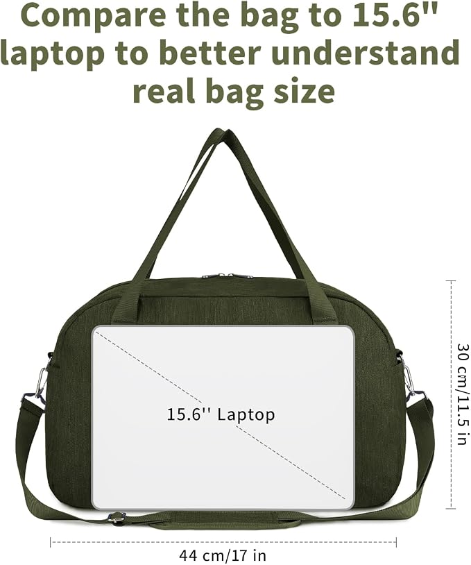 Narwey For Spirit Airlines Personal Item Bag 18x14x8, Small Duffle Bag for - Image 8