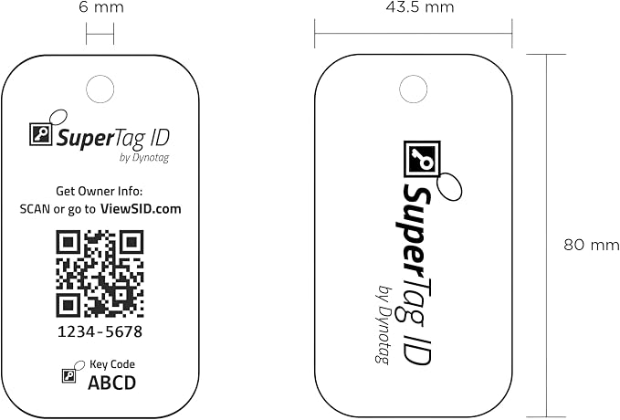 Dynotag® Sentry Series Solid Metal Web Enabled Smart Luggage Tag ID + Steel Loop - Image 4
