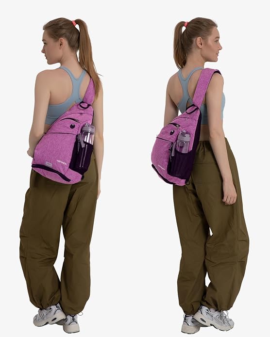 WATERFLY Large Crossbody Sling Bag: Over Shoulder Backpack Daypack Casual Cross - Image 8