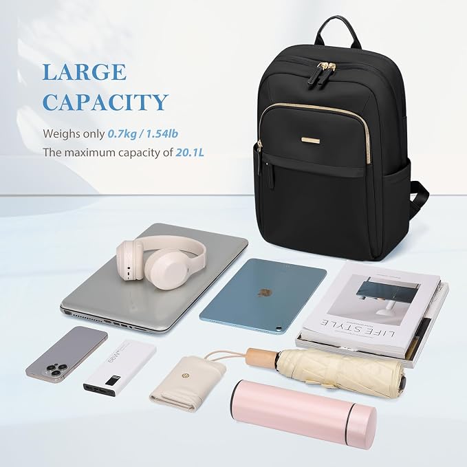 Travel Backpack for Women Personal Carry On Bag Business Weekender Hiking - Image 5