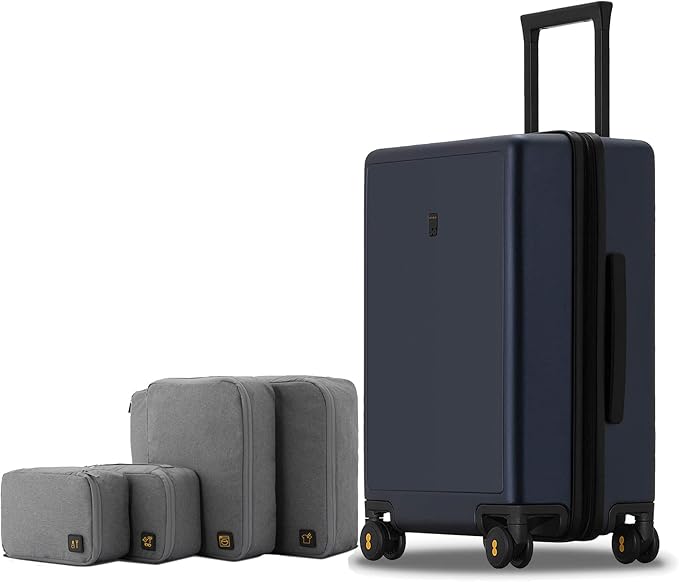 LEVEL8 Elegance Carry-on Suitcase, 20 Inch Carry on Luggage, Hardside Large by LEVEL8