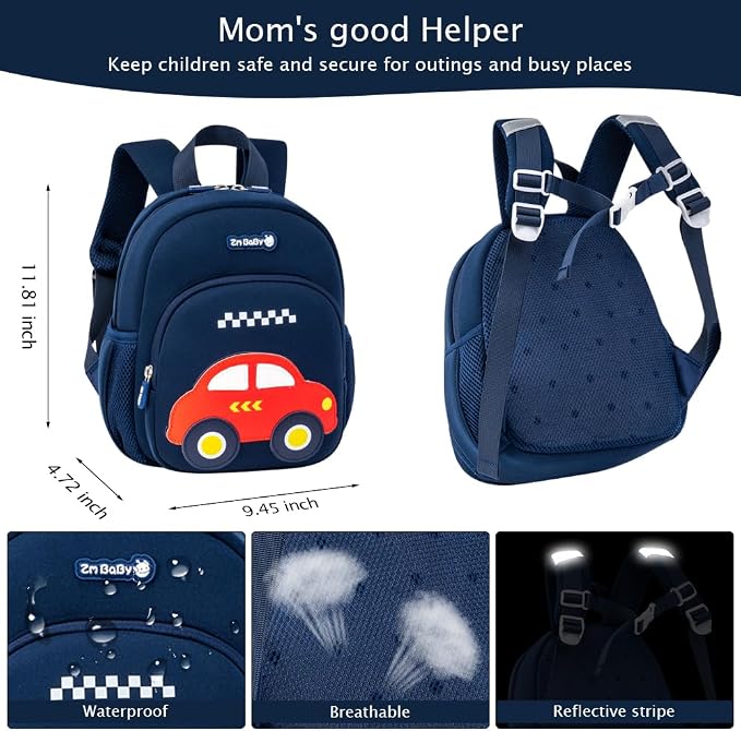 Padgene Toddler Harness Backpacks Safety Leash Kids Anti Lost Kindergarten - Image 5