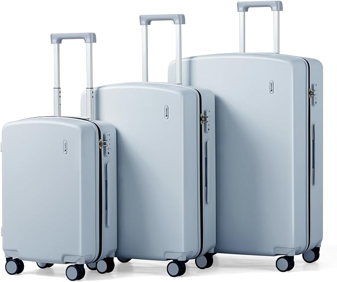 Hanke Hard Shell Luggage Sets 3 Pieces, Carry On and Checked Luggage Sets by Hanke