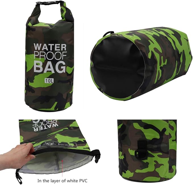 Waterproof Dry Bag 2L/5L/10L/15L/20L/30L, Roll Top Sack Keeps Gear Dry - Image 3