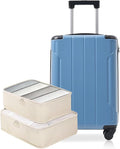 Merax Carry on Luggage Set, 20 Inch Hardshell ABS Suitcase by Merax