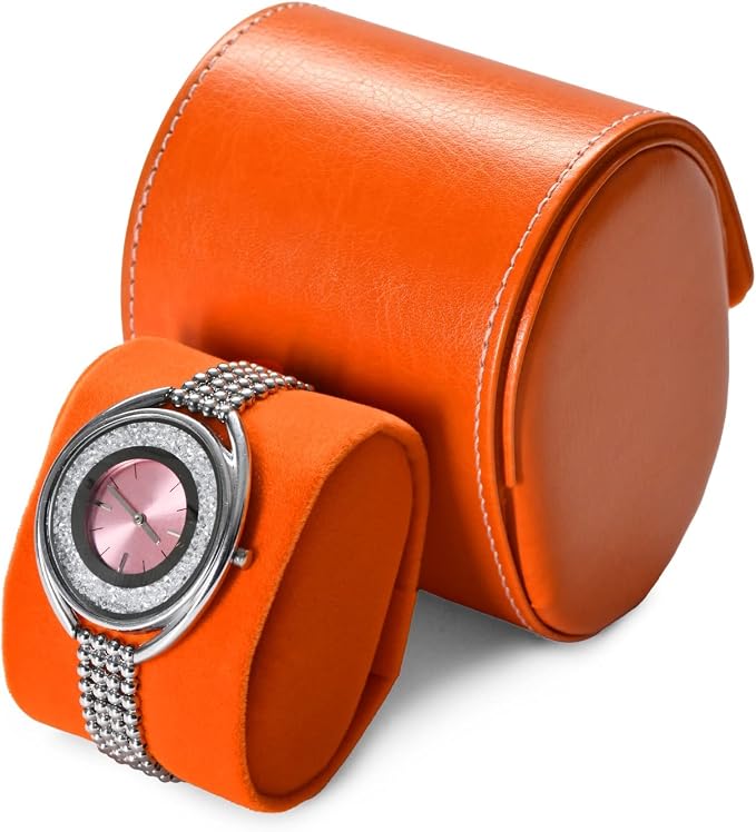 Oirlv Luxury Leather Travel Watch Case Single Watch Box - Image 5