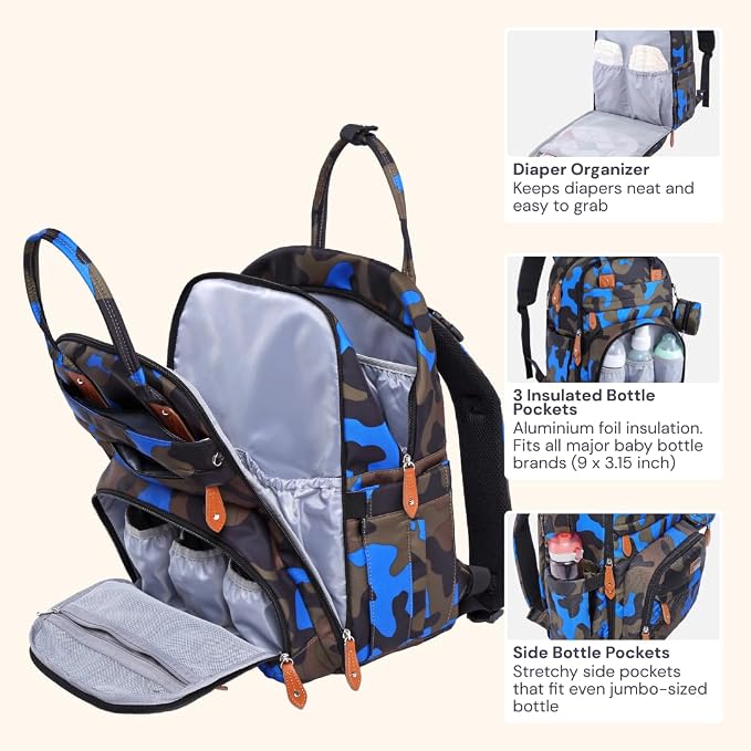BabbleRoo Diaper Bag Backpack - Image 4