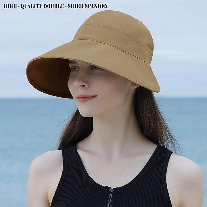 Sun Hats for Womens Wide Brim UV Protection Fishing Hats Packable Reversible - Image 8