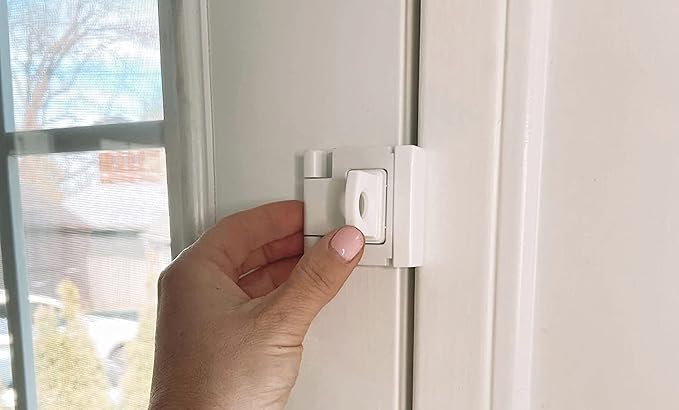 Door Lock for in-Swinging Doors, Home Security Latch Device, Childproof - Image 5