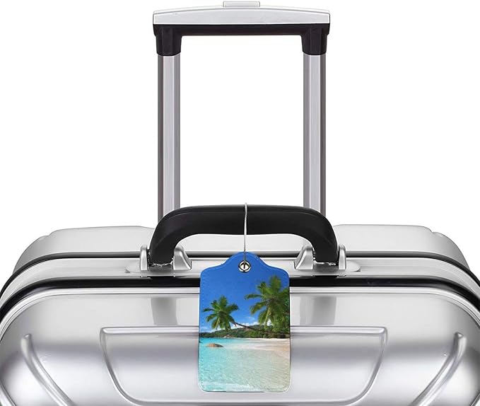 2Pcs Tropical Palm Trees Luggage Tags - Image 6